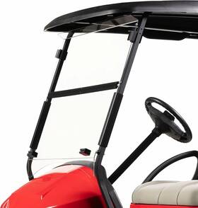 35178 Red Dot Clear Fold Down Golf Cart Windshield For Columbia Par Car 1996-up Models