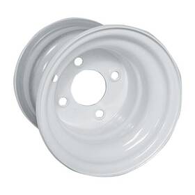 Tir-413 Red Hawk Wheel Steel White 8x7 Without Ffset Golf Carts