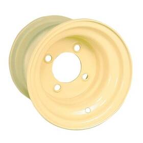 Tir-416 Red Hawk Wheel - Steel Beige 8x7 Standard Golf Carts