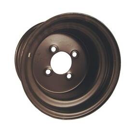 Tir-461 Red Hawk Wheel - Steel Black 10x8 3 5 Offset Golf Carts