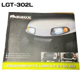 Lgt-302l Rhox Led Factory Light Kit With Plug And Play Harness E-z-go Rxv 16-21 12-48v