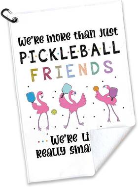 Ogt001 Rofiowa We Are More Than Just Pickleball Friends Polyester And 23.6x15.7 In White