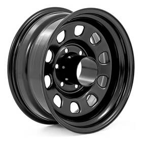 Rc51-7450 Rough Country 17x9 Gray Steel Wheel - 6x5.5 12mm Offset Off-road Rim For Trucks And Jeeps