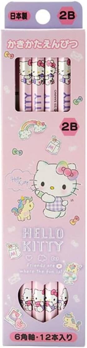 566152 Sanrio Pencil Pack 2b Hello Kitty 0.3 X Color