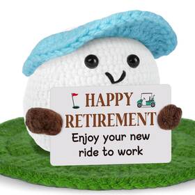 Zhb56a0xb3425 Sayregifty Retirement Gifts For Men Women Funny Crochet Golf Ball White