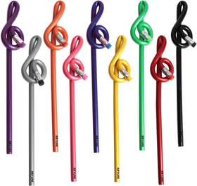 S169 Sbyure Music 9 Count Pack Of 1 Black.total Blue Green Orange Purple