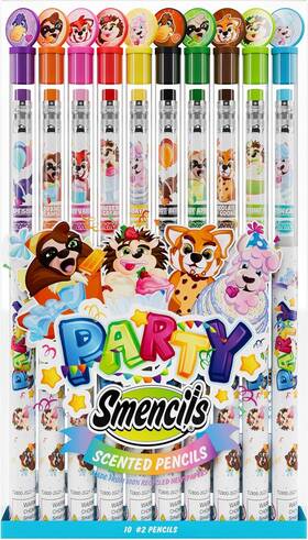 Scentco 692046928013 Party Smencils - Patented Gourmet Scented 1 Count Pack Of 10