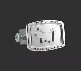 105224 Scotty Cameron Dog Milled 6061 Trailer Hitch Cover -new In Box