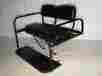 Seat-731blk Red Hawk Golf Cart Complete Rear Seat Kit Black Cushions Fits Club Car Precedent