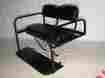 Seat-751blk Red Hawk Golf Cart Complete Rear Seat Kit Black Cushions Fits Yamaha Drive G29