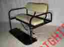 Seat-751s Red Hawk Golf Cart Complete Rear Seat Kit Tan Cushions Fits Yamaha Drive G29