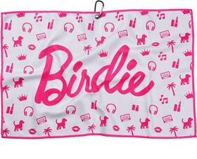 Skr037 Shanker Golf - Birdie Pink Towel Funny Microfiber