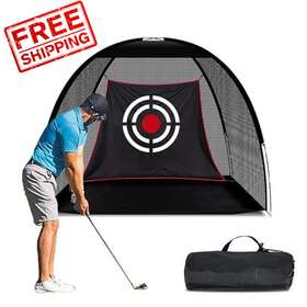 Sharellon 768694512819 Golf Practice Net 7x5ft Hitting With Carry Bag And