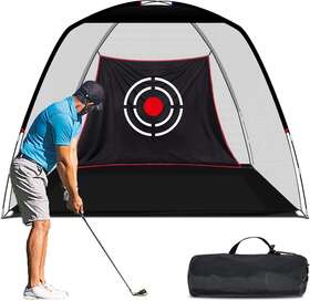 Sharellon 768694517524 Golf Practice Net For Backyard Hitting With Carry Bag
