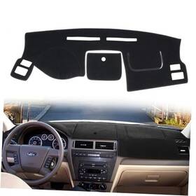 Tt-fusionzgd-0609b-fba Shinegogo Dashboard Cover Dash Mat Pad Carpet Custom Fit For Ford 2006-2009 Black