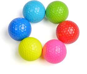 Shuzhu 756790244130 Golf Balls 6pack Colored Gift Training Novelty 6 Six Color Ball