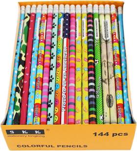 7036-n144 Skkstationery Assorted Colorful Pencils 1 Count Pack Of 144 Box