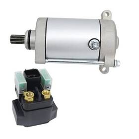 Soarider Smd032-jdq024s Starter And Relay Fit For Yamaha Atv Kodiak 450 Yfm45 2018-2022 Utv Model 2
