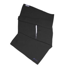 Soffle 605943961861 Waffle Players Golf Towel Caddy Size 18 Inch X 40 16 Jet Black