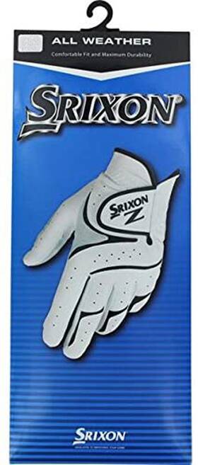 Srixon 653427098954 New All Weather White Golf Glove Mens Cadet Medium Cm
