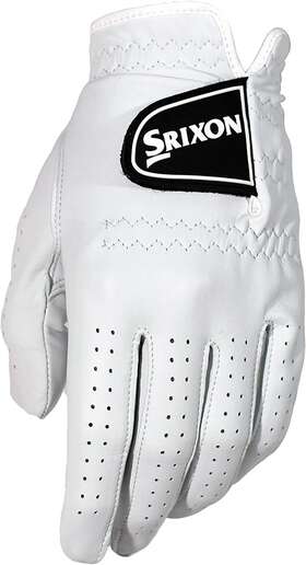 Srixon 653427106963 New Premium Cabretta Leather White/black Golf Glove Mens Medium M