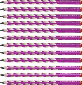01-2b Stabilo 322/01-2b Handwriting Pencil Easygraph - Right-handed Pink Pack Of