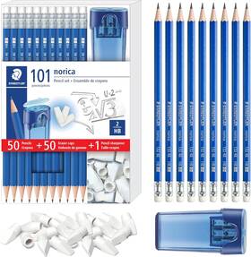 13246scbv Staedtler Norica Pencil Set 50 Pre-sharpened #2 Hb 1 Count Pack Of 101