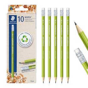 182c10a6 Staedtler Wopex Pre-sharpened #2 Pencils Pack Of 1 Count 10 Black