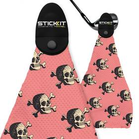 Stickit 857556006716 Magnetic Golf Towel With Pink Skulls Pack Of 1