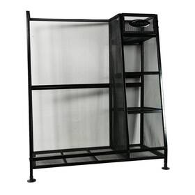 Suncast 784497689800 Metal Golf Equipment Organizer Storage Rack For Bags Clubs And Accesso