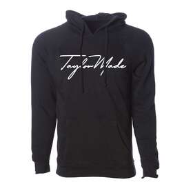 Taylormade 192371616437 New Black Script Hoodie Mens Size Medium M