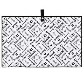 Taylormade 192371618165 New 2023 Logo Microfiber 15 Inch X 24 White Cart Golf Towel