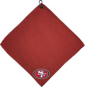 30283 Team Golf Nfl Microfiber Towel 15 Inch X15 One Size Red