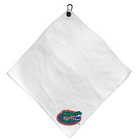 Team Golf 637556209757 Ncaa Florida Microfiber Towel - 15 Inch X Inches White