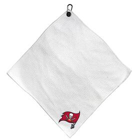 Team Golf 637556329752 Nfl Tampa Bay Bucs Microfiber Towel - 15 Inches X White