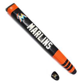 Team Golf 637556964724 New Miami Marlins Jumbo Putter Grip With Ball Marker