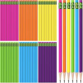 Tecunite Tecunite-pencils-asgduah7985 60 Pcs Hb Pencils #2 1 Count Pack Of Rainbow Color Green
