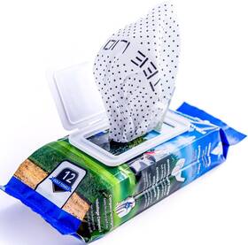 Rxzer123 Tee Lion Disposable Golf Towel Premium Thick Textured Moist White