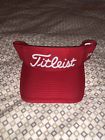 Th5vtrp-9tan Titleist Mens Pro Fj Tour Performance Visor New Red