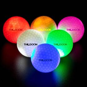 Thiodoon 722794146923 Glow In The Dark Golf Balls With 7 Colors Standard 6 1