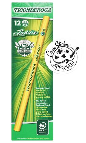 13040 Ticonderoga Dixon Laddie Elementary Pencils 12 Count Pack Of 6 Yellow