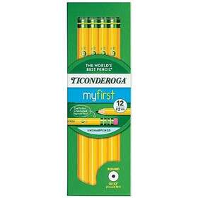 13308 Ticonderoga Beginnersft Elementary Pencils With 12 Count Pack Of 1 Yellow