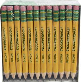 13472 Ticonderoga Golf Pencils 2 Hb Soft 72 Count Pack Of 12 Yellow