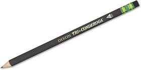 22500 Ticonderoga Tri-conderoga Triangular Pencils 1 Count Pack Of 12 Black