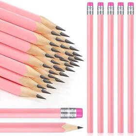 Tinlade-pencils-60 Tinlade 50 Pcs Triangular Grip Pencils Back To School Count Pack Of 1 Pink
