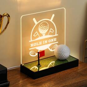 Boo-tioncy-4054 Tioncy Golf Ball Display Case Hole In One Light Up Holder With Usb