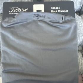 Ta9wpnw-0c0 Titleist Brand New Golf Snood / Neck Warmer Gray/black
