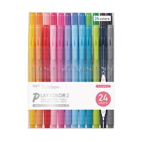 Gcb-012 Tombow Water Based Sign Pen 1 Count Pack Of 24 Set Colors