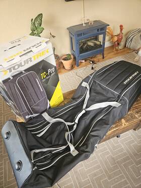 Tour Trek 889751691466 Tc Pro Travel Rolling Golf Cover Padded Airline Soft Case