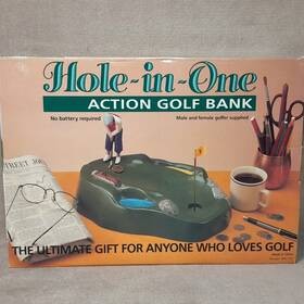 81735 Tradewood Holdings Golf Bank Hole In One Action Office Desk Novelty Golfing Sport